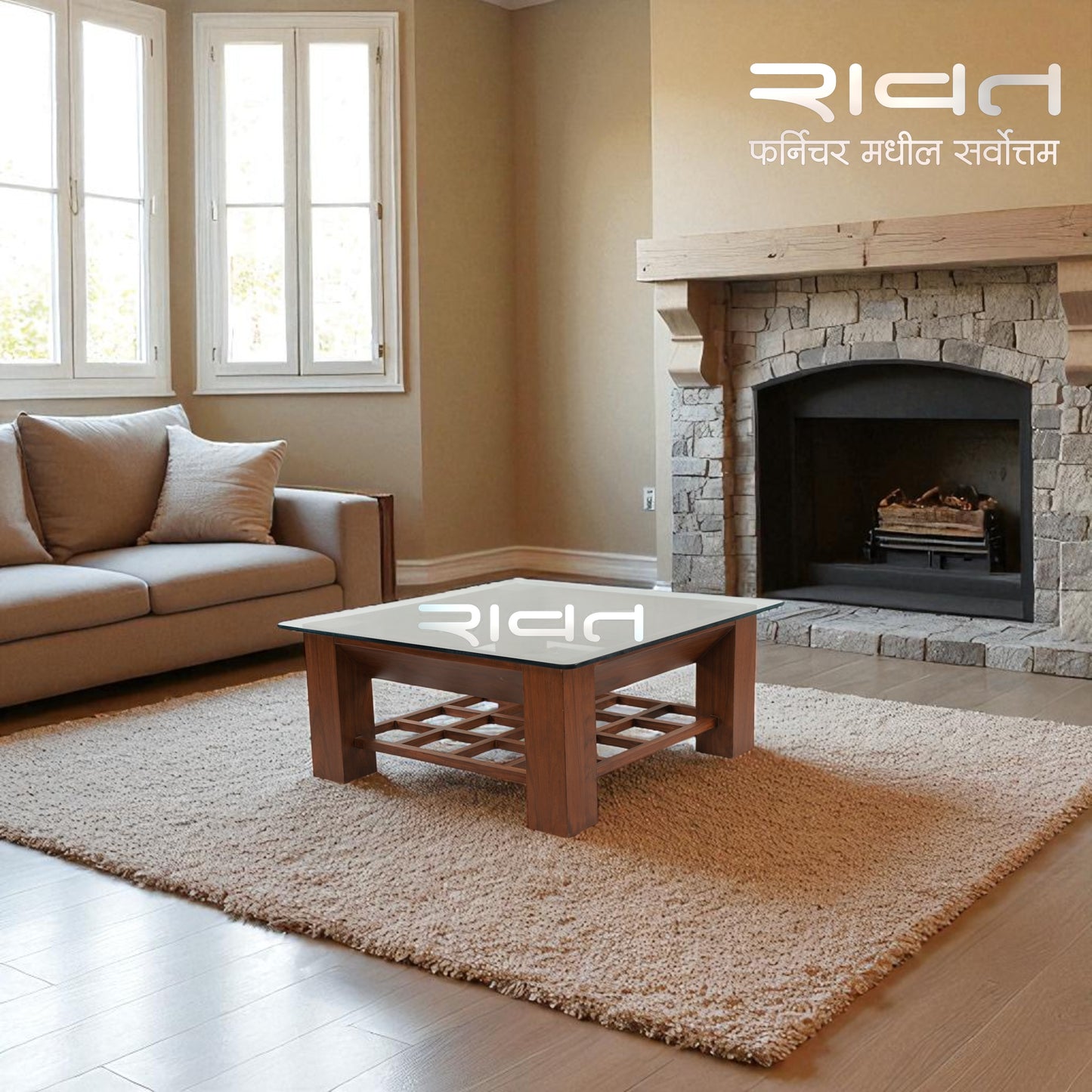 Center Table CT30 30x30 In RAWAT FURNITURE