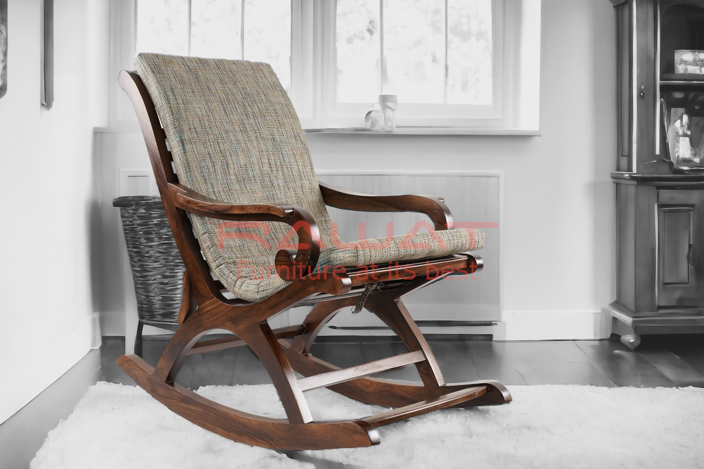 Rocking Chair RC02 Indian Teak RAWAT FURNITURE