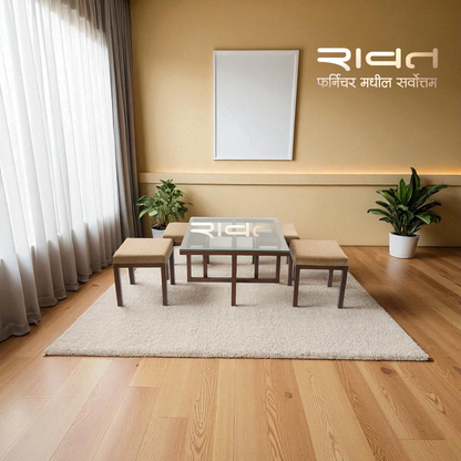 Coffee Table With For Stool In RAWAT FURNITURE