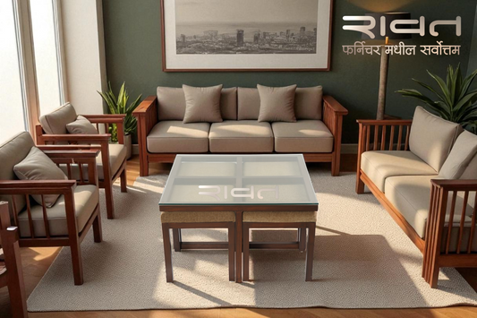 Coffee Table With For Stool In RAWAT FURNITURE