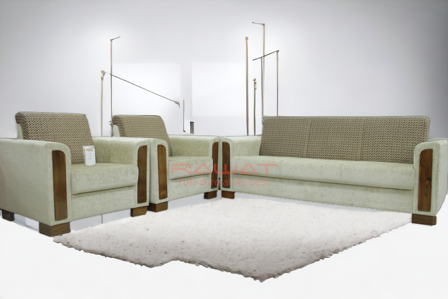 Sofa Set 3+1+1 SO902 Full Cushion RAWAT